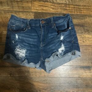 Stylish Blue Denim Women Shorts